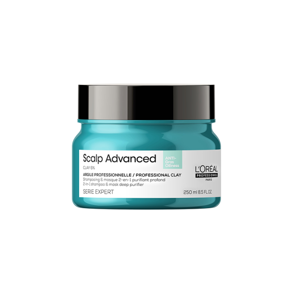 Loreal Professionnel Scalp Advanced Anti-Oiliness 2 IN 1 Deep Purifier Clay | Eight Days Salon